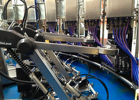 Роботизированный роторный доильный зал Delaval AMR