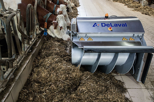 Робот-пушер Delaval Optiduo